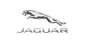 The image shows the Jaguar logo, featuring a sleek, silver leaping jaguar above the word JAGUAR in capital letters.