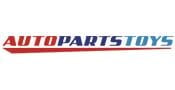 Logo with the text AUTOPARTSTOYS in bold, stylized font. AUTO is in red, PARTS in dark blue, and TOYS in light blue, all underlined with a red swoosh.