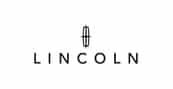 The image shows the Lincoln logo, featuring a vertical, stylized star emblem above the word LINCOLN in bold, uppercase letters on a white background.